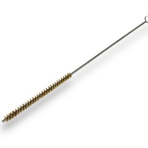 Goupillon LAITON multifonction | Différents diamètres | Garnissage 100 mm | Manche Torsadé 300 mm - ⌀ 8 mm, Quantité x 1