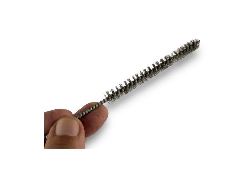 Goupillon INOX multifonction | Différents diamètres | Garnissage 100 mm | Manche Torsadé 300 mm – Image 4