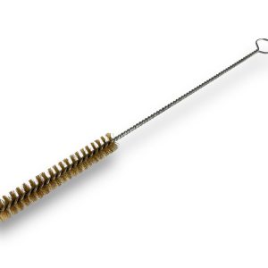 Goupillon LAITON multifonction | Différents diamètres | Garnissage 100 mm | Manche Torsadé 300 mm - ⌀ 15 mm, Quantité x 1