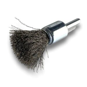 Alternative view of Brosse en bout sur tige | Forme pinceau | Fil INOX souple | Diamètres variés