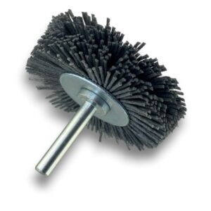 Alternative view of Brosse circulaire sur tige Ø 60 mm 1/2/3 rangs | NYLON abrasif grain 120