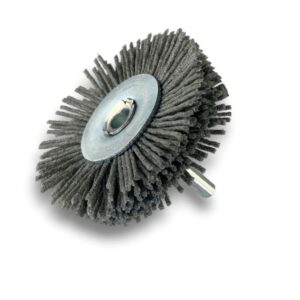 Alternative view of Brosse circulaire sur tige Ø 60 mm 1/2/3 rangs | NYLON abrasif grain 80