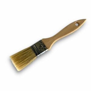 Lot de 10 pinceaux queue de morue | Largeur 30 mm | Différentes épaisseurs | Tous travaux peinture, laques, vernis