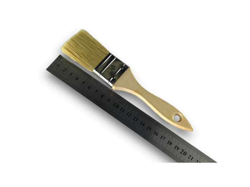 Lot de 10 pinceaux queue de morue | Largeur 40 mm | Différentes épaisseurs | Tous travaux peinture, laques, vernis – Image 5
