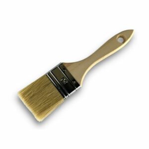 Lot de 10 pinceaux queue de morue | Largeur 50 mm | Différentes épaisseurs | Tous travaux peinture, laques, vernis