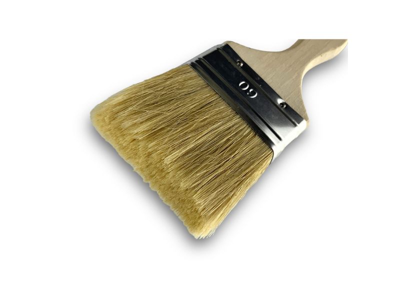 Lot de 10 pinceaux queue de morue | Largeur 60 mm | Différentes épaisseurs | Tous travaux peinture, laques, vernis – Image 3