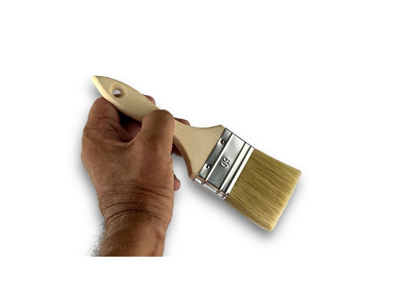 Lot de 10 pinceaux queue de morue | Largeur 60 mm | Différentes épaisseurs | Tous travaux peinture, laques, vernis – Image 4