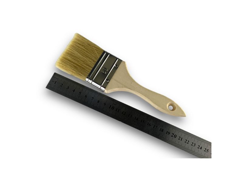 Lot de 10 pinceaux queue de morue | Largeur 60 mm | Différentes épaisseurs | Tous travaux peinture, laques, vernis – Image 5