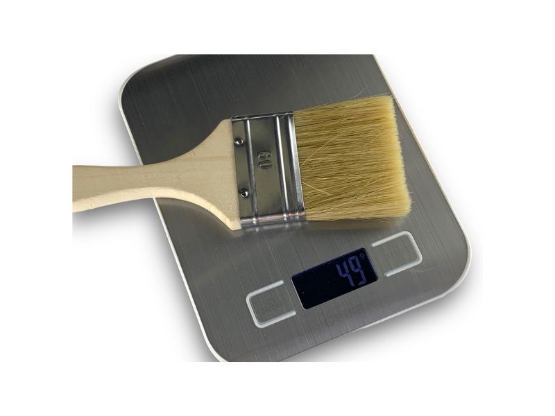 Lot de 10 pinceaux queue de morue | Largeur 60 mm | Différentes épaisseurs | Tous travaux peinture, laques, vernis – Image 6