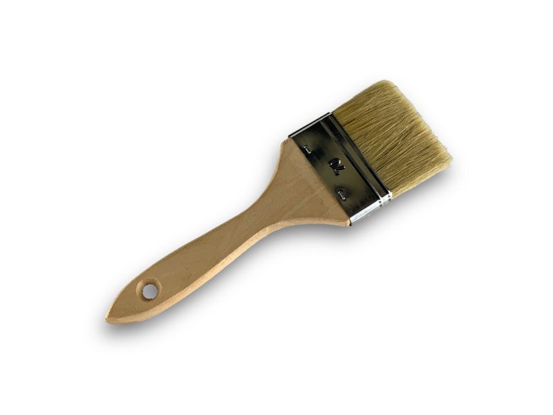 Lot de 10 pinceaux queue de morue | Largeur 70 mm | Différentes épaisseurs | Tous travaux peinture, laques, vernis – Image 2