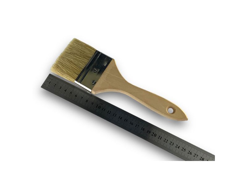 Lot de 10 pinceaux queue de morue | Largeur 70 mm | Différentes épaisseurs | Tous travaux peinture, laques, vernis – Image 5