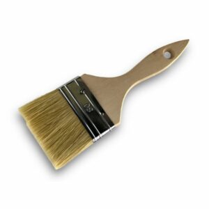 Lot de 10 pinceaux queue de morue | Largeur 80 mm | Différentes épaisseurs | Tous travaux peinture, laques, vernis