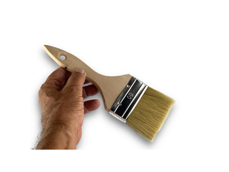 Lot de 10 pinceaux queue de morue | Largeur 80 mm | Différentes épaisseurs | Tous travaux peinture, laques, vernis – Image 4