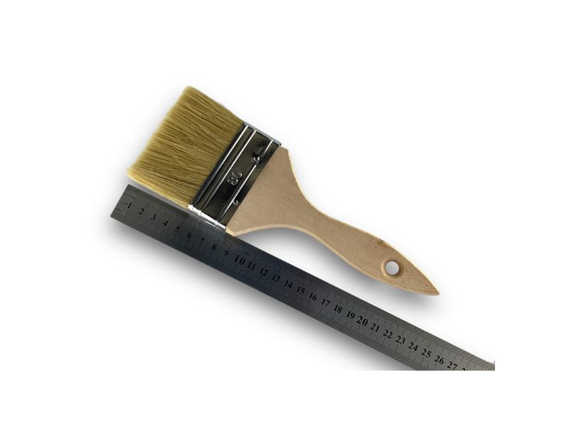 Lot de 10 pinceaux queue de morue | Largeur 80 mm | Différentes épaisseurs | Tous travaux peinture, laques, vernis – Image 5