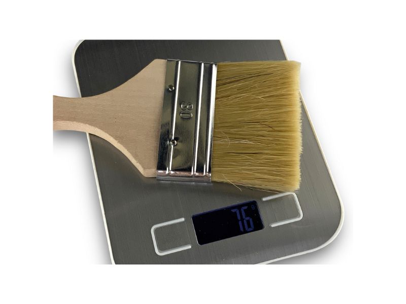 Lot de 10 pinceaux queue de morue | Largeur 80 mm | Différentes épaisseurs | Tous travaux peinture, laques, vernis – Image 6