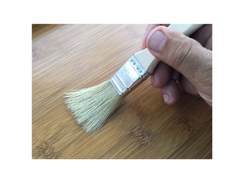 Lot de 10 pinceaux à vernir série pro épaisse - Soie blanche extra - Manche bois naturel – Image 4