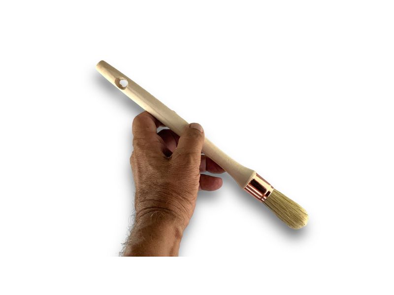 Lot de 10 pinceaux de Pouce | Brosse ronde | Soie Blanche | Diamètres variés – Image 4