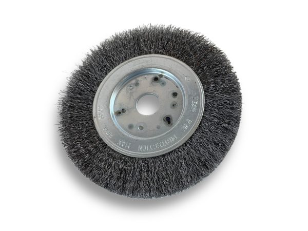 Brosse Circulaire touret ACIER Souple | Ø 150 mm | 1 à 3 rangs Brosses rotatives avec alésage