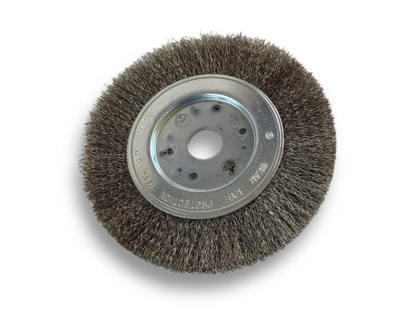 Brosse Circulaire touret INOX Dur | Ø 150 mm | 1 à 3 rangs Brosses rotatives avec alésage