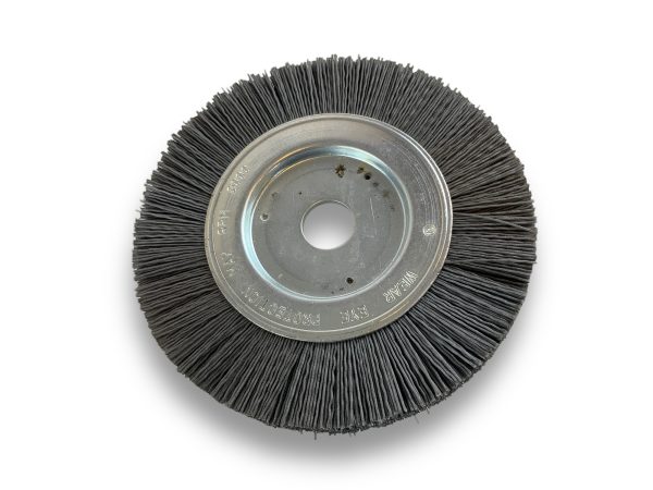 Brosse Circulaire touret Nylon | Abrasif grain 240 | Ø 150 mm | 1 à 3 rangs Brosses rotatives avec alésage