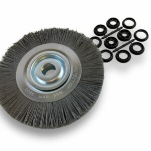 Brosse Circulaire touret Nylon | Abrasif grain 240 | Ø 250 mm | 1 à 3 rangs