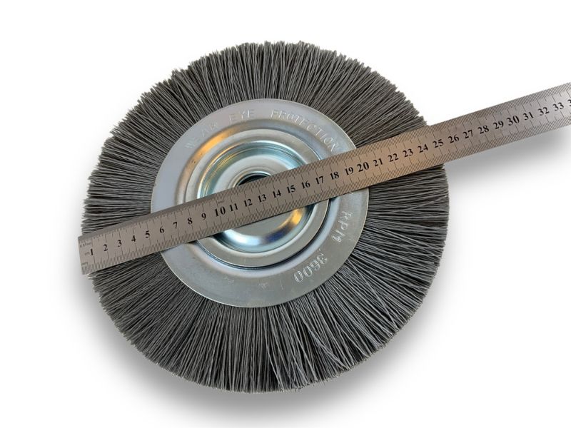 Brosse Circulaire touret Nylon | Abrasif grain 240 | Ø 250 mm | 1 à 3 rangs – Image 5