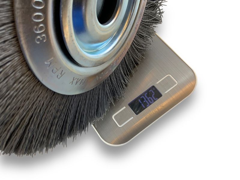 Brosse Circulaire touret Nylon | Abrasif grain 240 | Ø 250 mm | 1 à 3 rangs – Image 7