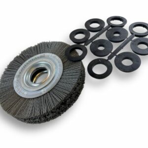 Alternative view of Brosse Circulaire touret Nylon | Abrasif grain 120 | Ø 150 mm | 1 à 3 rangs