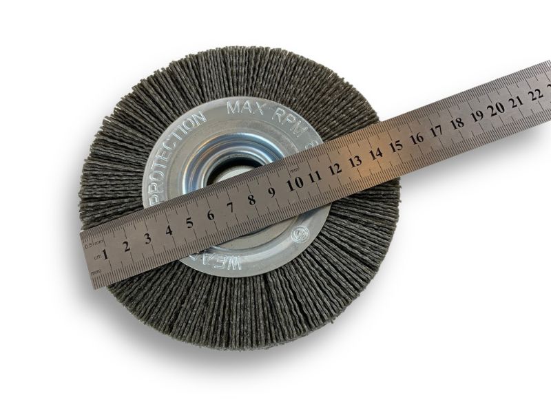 Brosse Circulaire touret Nylon | Abrasif grain 80 | Ø 150 mm | 1 à 3 rangs – Image 5