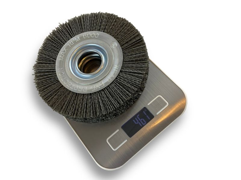 Brosse Circulaire touret Nylon | Abrasif grain 80 | Ø 150 mm | 1 à 3 rangs – Image 7