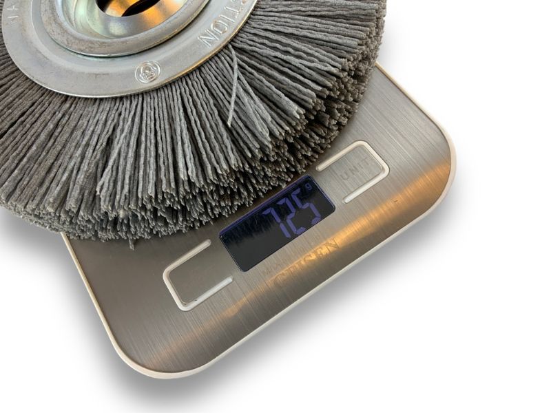 Brosse Circulaire touret Nylon | Abrasif grain 120 | Ø 200 mm | 1 à 3 rangs – Image 7