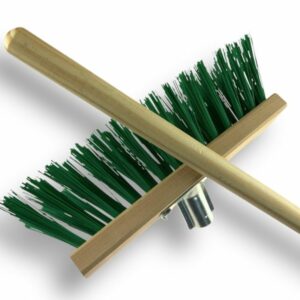 Balai de jardinage 32 cm | Garnissage PVC vert