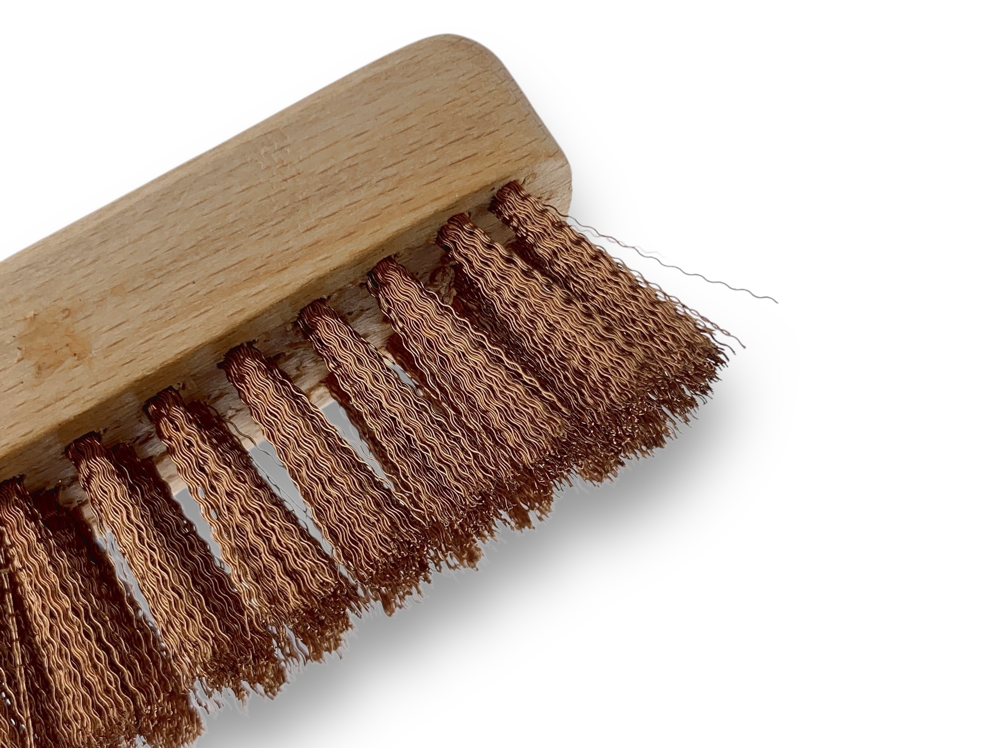 Brosse argenterie en bronze fin 4 rangs – Image 3