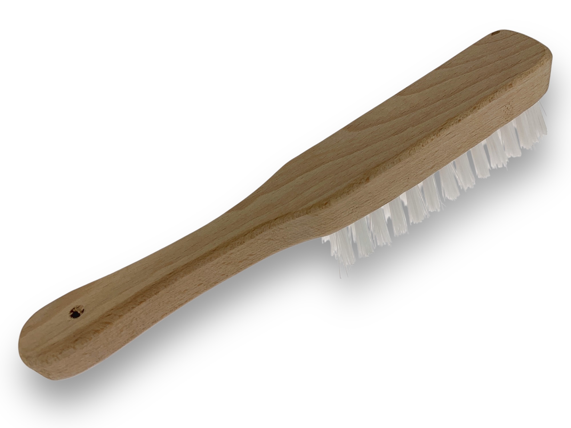 Brosse argenterie en nylon blanc 4 rangs – Image 6