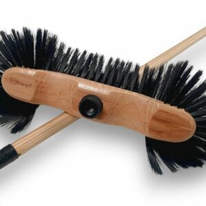 Alternative view of Balai demi tête fibres PET noires | Sortie 60 mm | Haute qualité KAROP'S