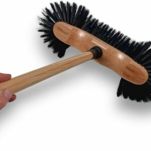 Balai demi tête fibres PET noires | Sortie 60 mm | Haute qualité KAROP'S