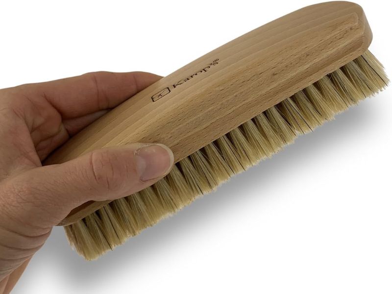 Brosse chaussure polissoir soie blanche | Sortie 20 mm | Haute qualité KAROP'S – Image 4