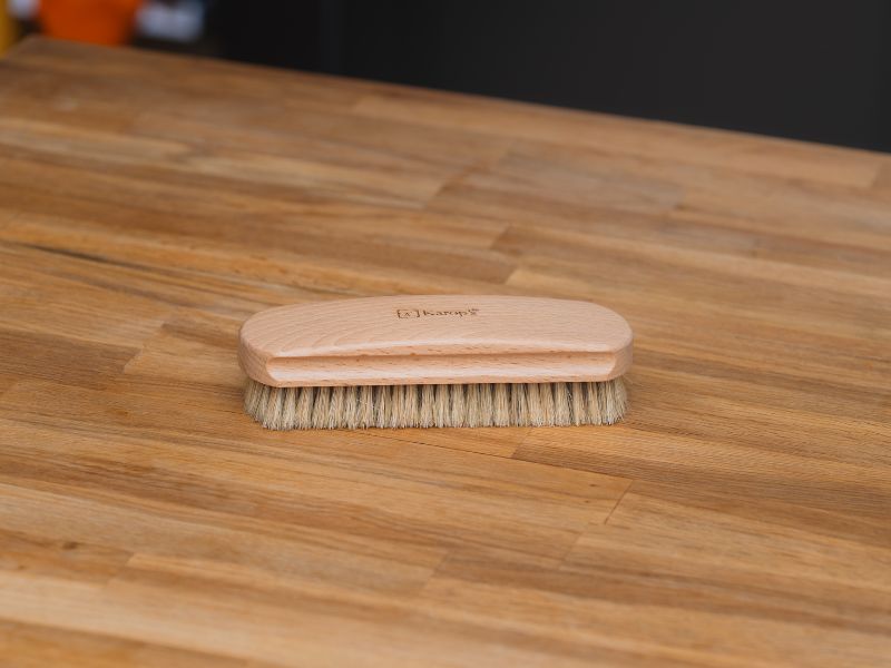 Brosse chaussure polissoir soie noire et soie blanche | Sortie 20 mm | Haute qualité KAROP'S – Image 2