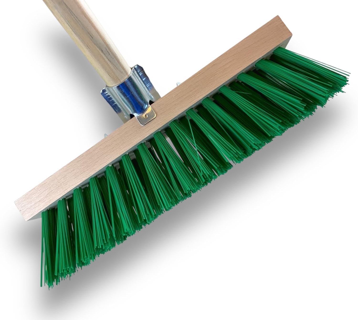 Balais de jardinage cantonnier 32 cm en fibre PVC verte résistante | Sortie 90 mm – Image 8