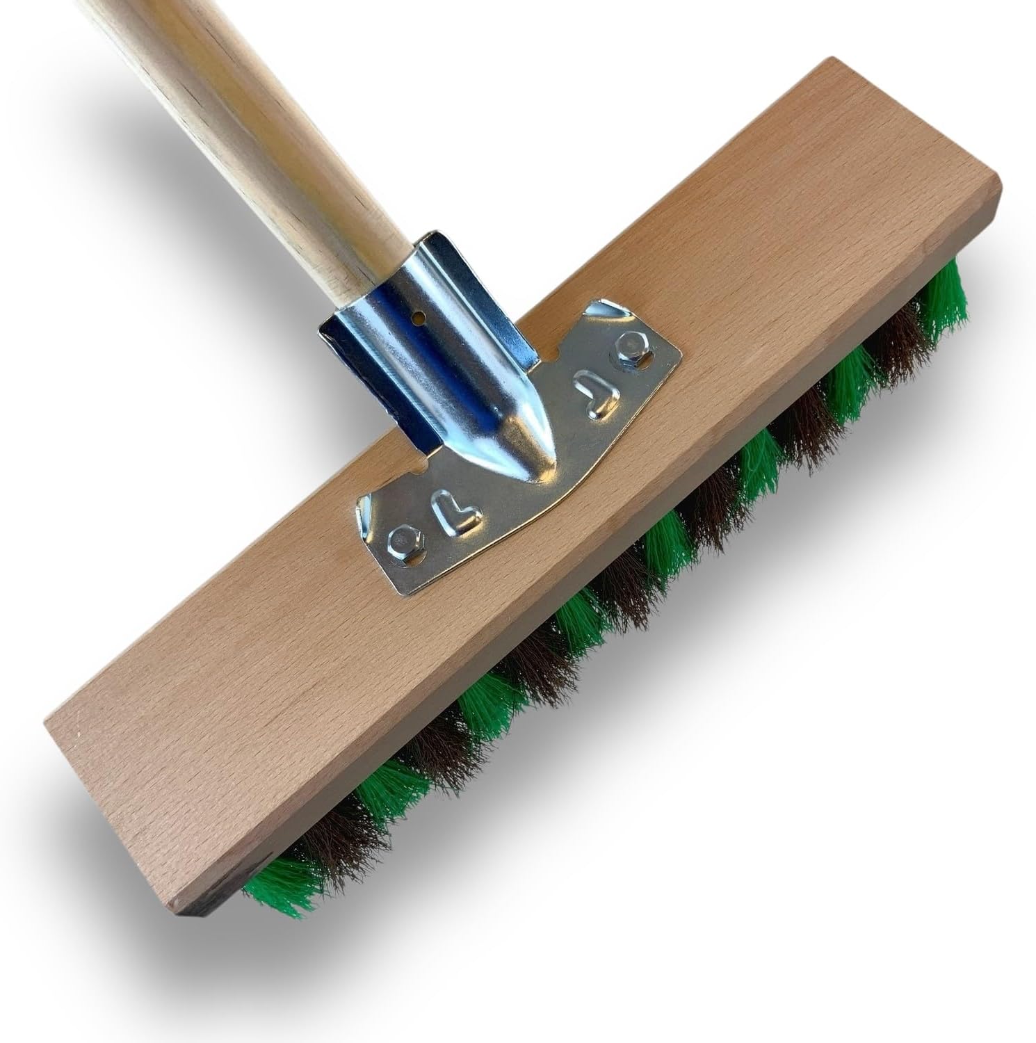 Balais de jardinage cantonniers 32 cm en Fibre synthétique zébrée marron et verte – Image 6