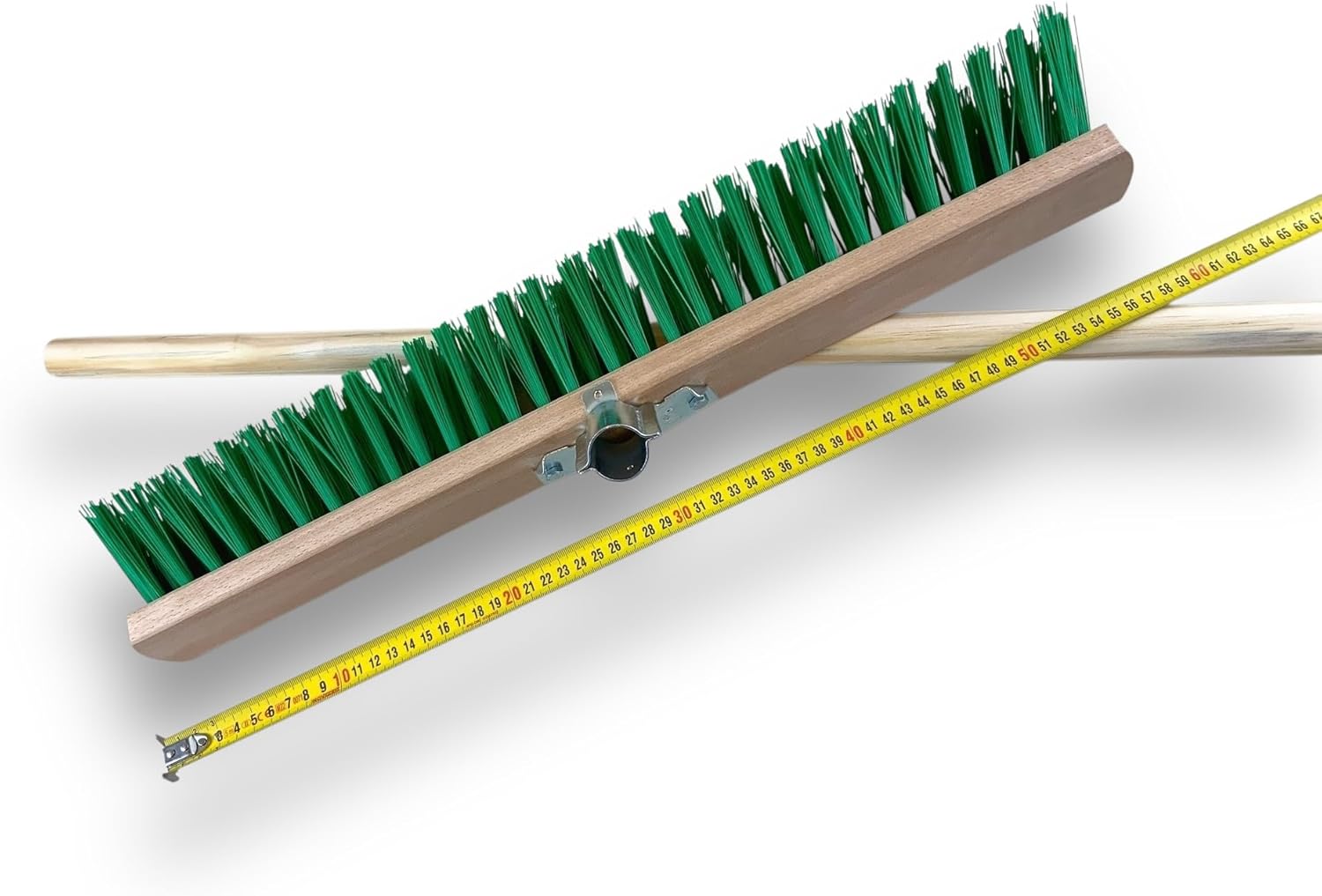 Balais de jardinage 60 cm en fibre PVC verte résistante – Image 6