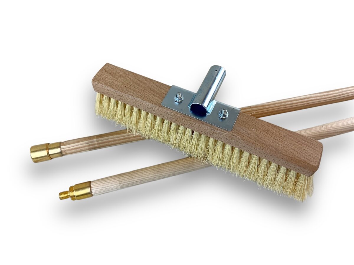 Balais à four tampico 45 cm en fibre de tampico naturelle