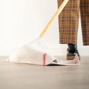 Alternative view of Balai brosse lave pont avec 3 serpillières ultra absorbantes