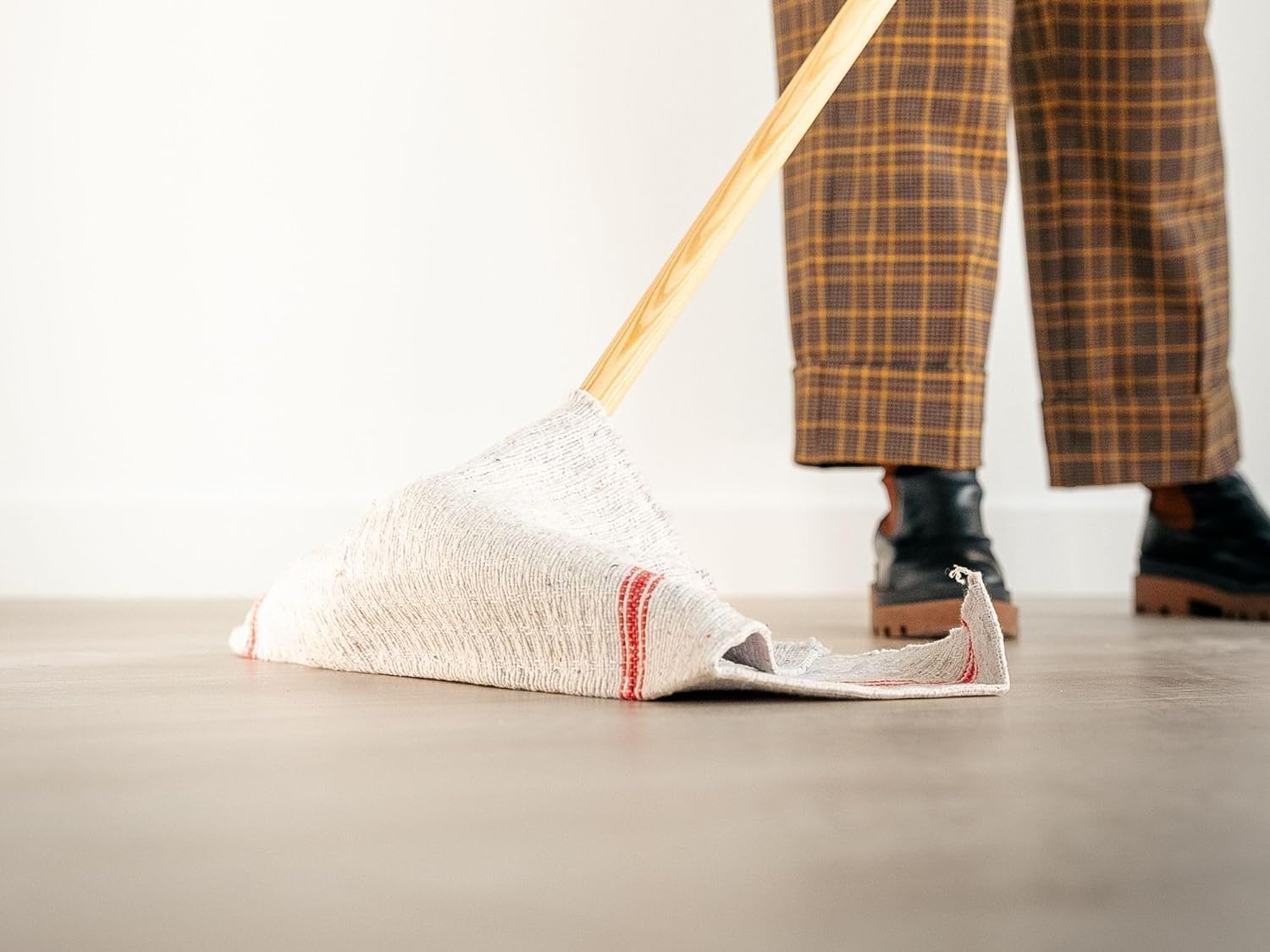 Balai brosse lave pont avec 3 serpillières ultra absorbantes – Image 2