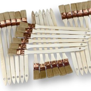 Lot de 24 pinceaux radiateur | Différents diamètres - 30 mm