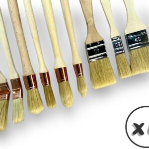 Alternative view of Lot de 60 Pinceaux de Peinture | Pinceaux Plats, Radiateurs, Pouce et Rechampir