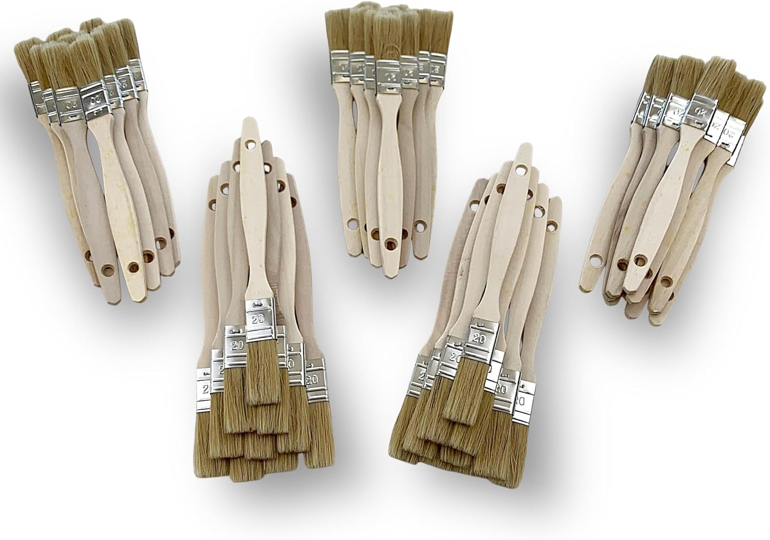 Lot de 50 pinceaux queue de morue | Différents diamètres – Image 3