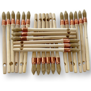 Lot de 24 pinceaux à rechampir | Différents diamètres