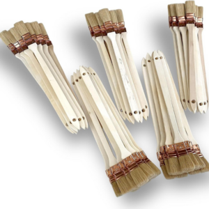 Lot de 50 pinceaux radiateur plats à tête coudée | Différents diamètres